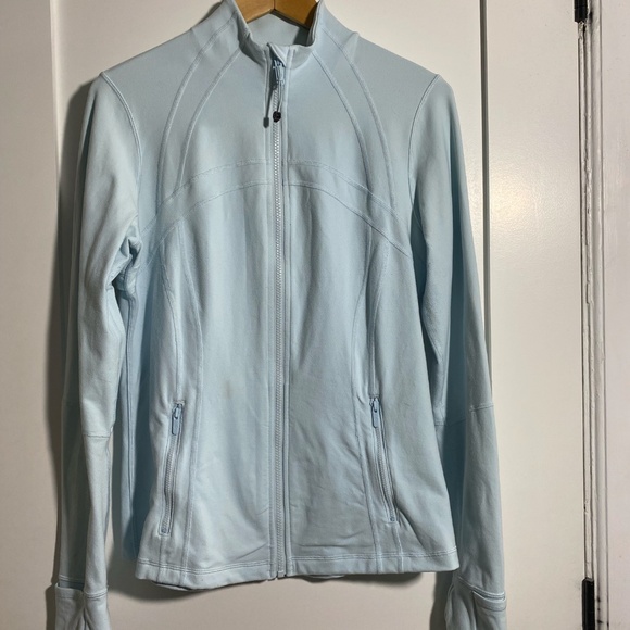 Lululemon Define Jacket *Luon Size 12 Powder Blue - Picture 2 of 7